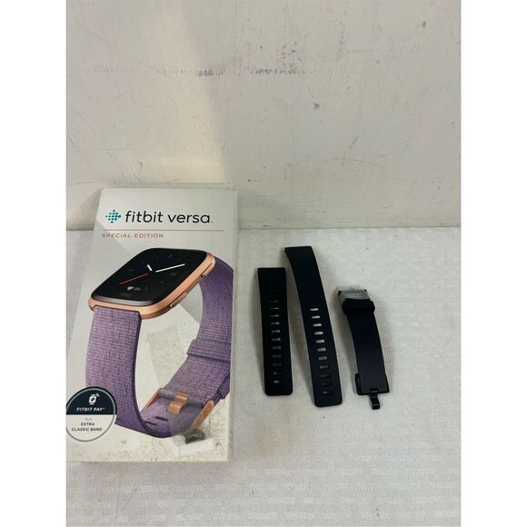 Fitbit Versa classic watch band black new - Picture 2 of 2